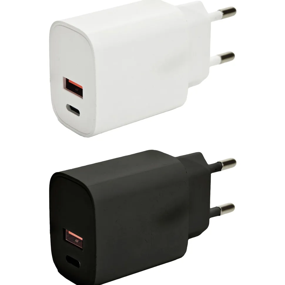 Adattatore Ricarica Rapida USB-C + USB-A 30 Watt