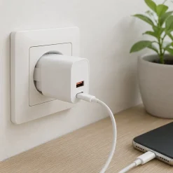 Adattatore Ricarica Rapida USB-C + USB-A 30 Watt