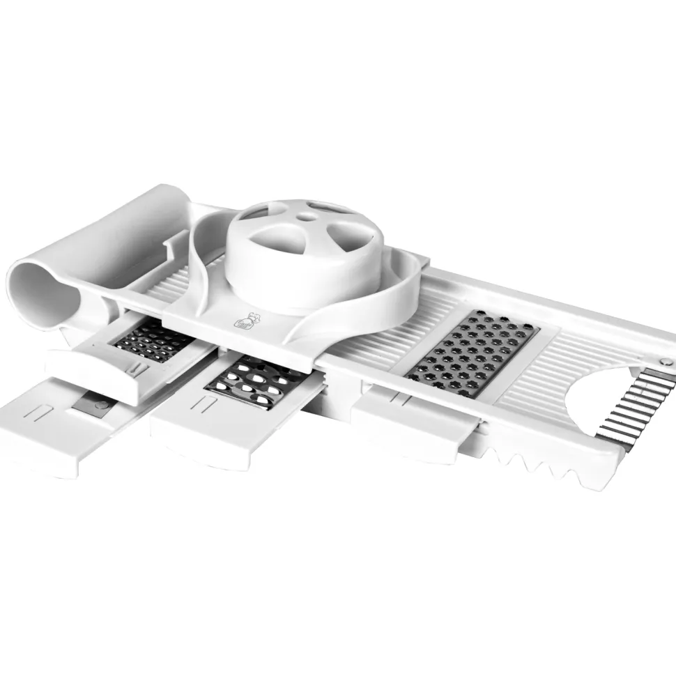 Affettatrice Multiuso 5 in 1 con Lame in Acciaio Inox