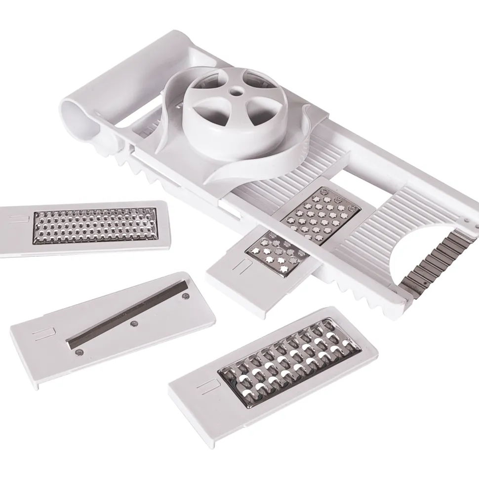 Affettatrice Multiuso 5 in 1 con Lame in Acciaio Inox