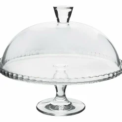 Alzata in vetro Porta Dessert con campana Linea Patisserie