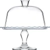Alzata in vetro Porta Dessert con campana Linea Patisserie diametro 26 cm
