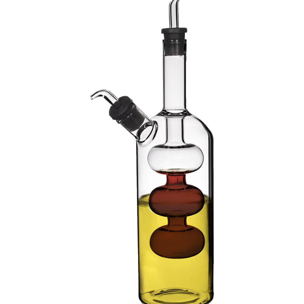 Ampolla 2 in 1 Olio e Aceto in Vetro Borosilicato 350 ml