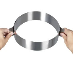 Anello Regolabile tondo in Acciaio Inox
