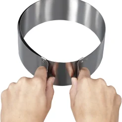 Anello Regolabile tondo in Acciaio Inox