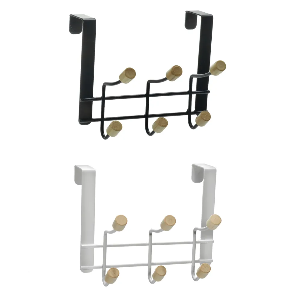 Appendiabiti da Porta con 6 Ganci