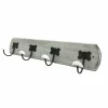 Appendiabiti in legno colore grigio 4 posti