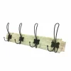 Appendiabiti in legno naturale bianco 12 posti 60cm