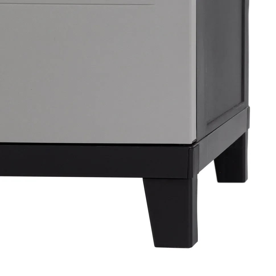 Armadio Basso Prime Antracite Scuro/Grigio Tortora h88x66x40 cm