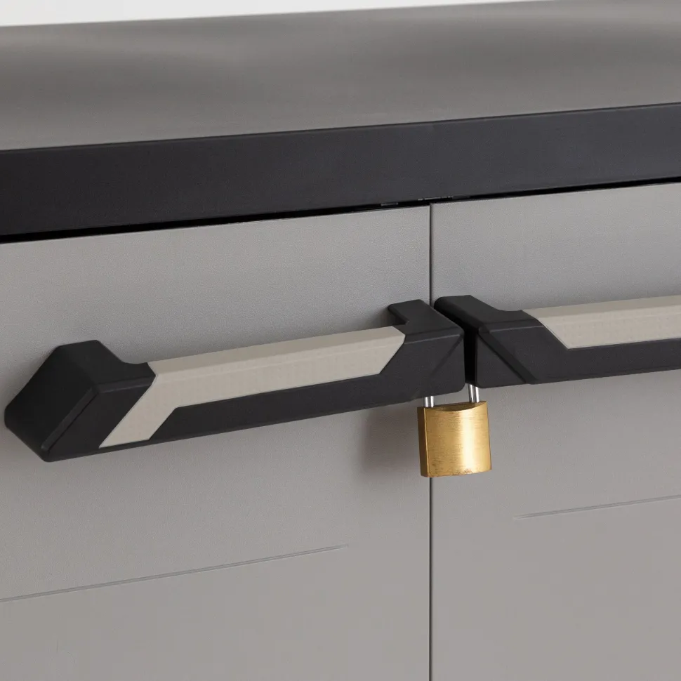 Armadio Basso Prime Antracite Scuro/Grigio Tortora h88x66x40 cm