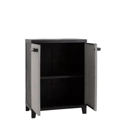 Armadio Basso Prime Antracite Scuro/Grigio Tortora h88x66x40 cm