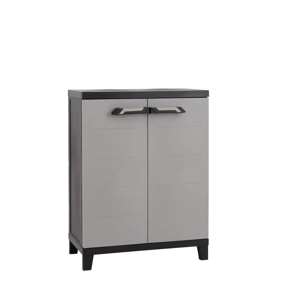 Armadio Basso Prime Antracite Scuro/Grigio Tortora h88x66x40 cm
