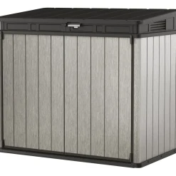 Armadio Box attrezzi da giardino grigio Elite Store