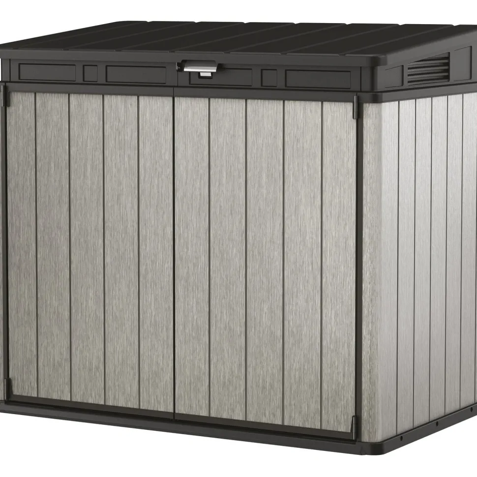 Armadio Box attrezzi da giardino grigio Elite Store