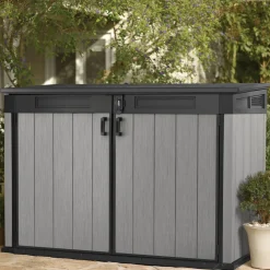 Armadio Box attrezzi da giardino grigio Grande Store
