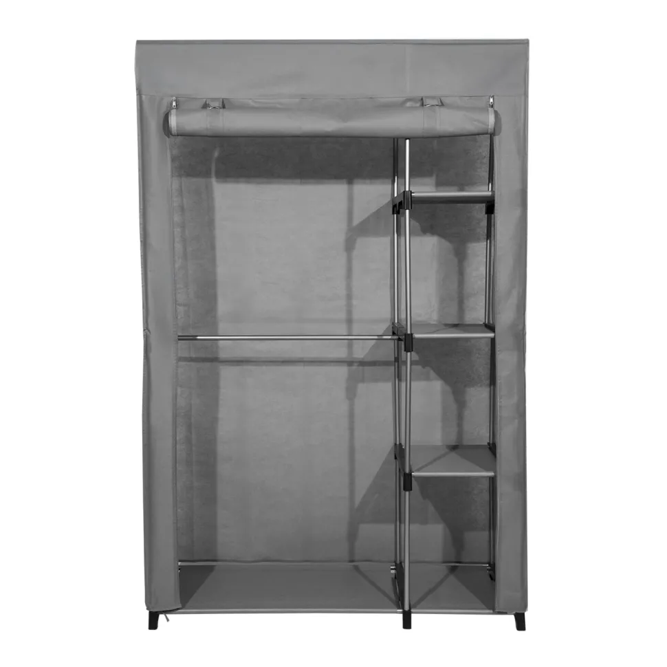 Armadio con appendiabiti Grigio