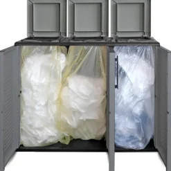 Armadio in polipropilene per raccolta differenziata Linea Easy Eco