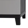 Armadio per raccolta differenziata Prime 3 Scomparti Antracite Scuro/Grigio Tortora h88x66x40 cm