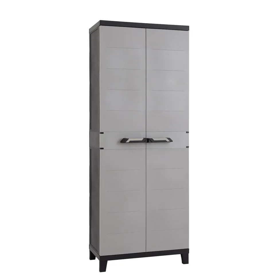 Armadio Tuttopiani Prime Antracite Scuro/Grigio Tortora h172x66x40 cm