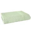 Asciugamano in Cotone Spugna Stripe Verde Oliva 60x100 cm
