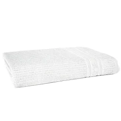 Asciugamano in Cotone Spugna Stripe Bianco 60x100 cm