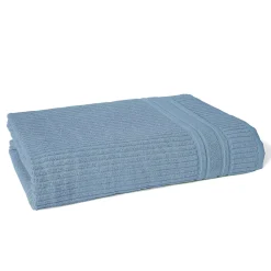 Asciugamano in Cotone Spugna Stripe Celeste 60x100 cm