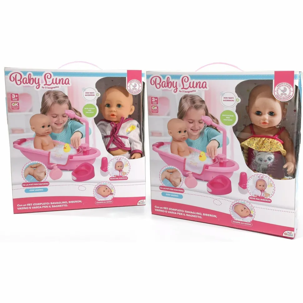 Bambola Baby Luna Bagnetto