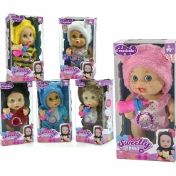 Bambolotto Interattivo Sweetly Baby con 6 Suoni e Biberon