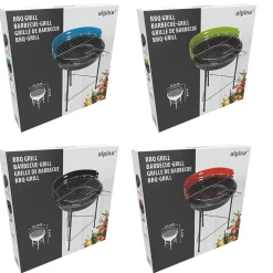 Barbecue a Carbone Tondo in Metallo diametro 33 cm