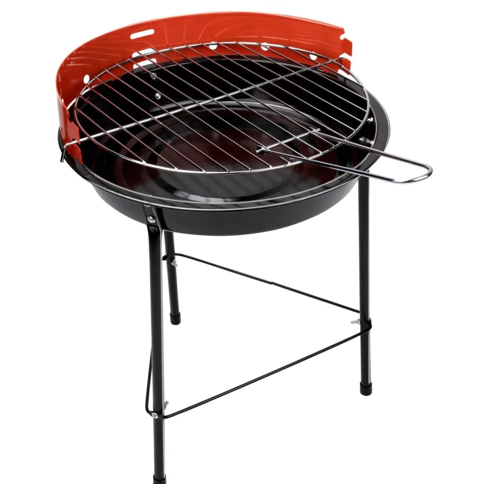Barbecue a Carbone Tondo in Metallo diametro 33 cm
