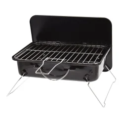 Barbecue Richiudibile Nero h17x40x27 cm