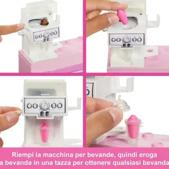 Barbie Caffetteria Playset con Bambola barista e Accessori