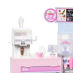 Barbie Caffetteria Playset con Bambola barista e Accessori