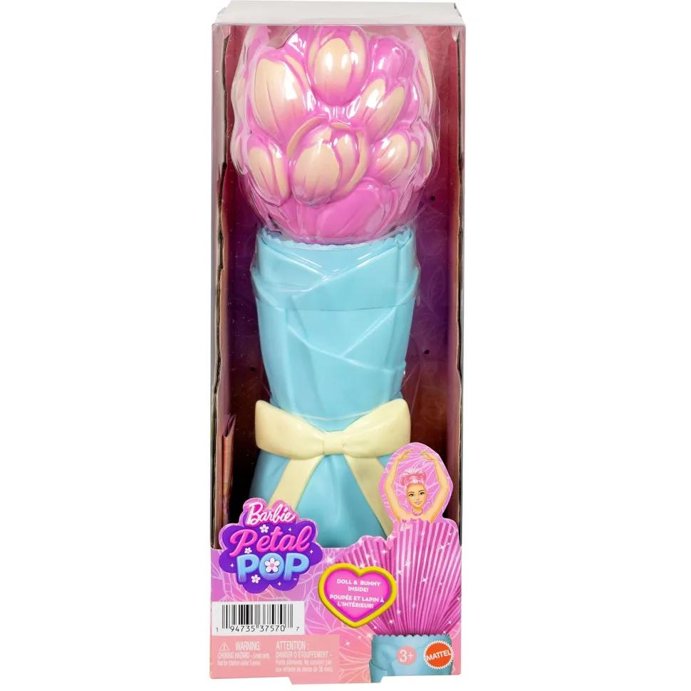 Barbie Petal Pop Profumata con Abito Tulipano Rosa