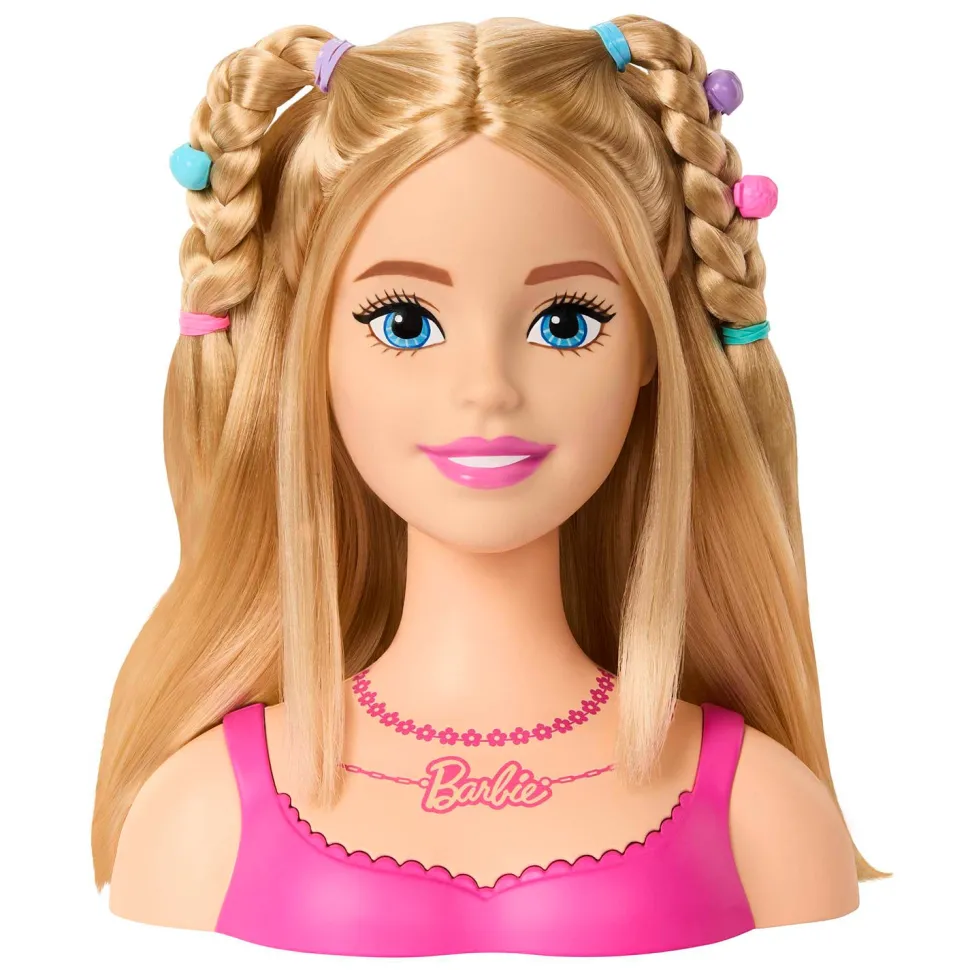 Barbie Testa Pettinabile con Capelli Biondi e 20 Accessori Colorati