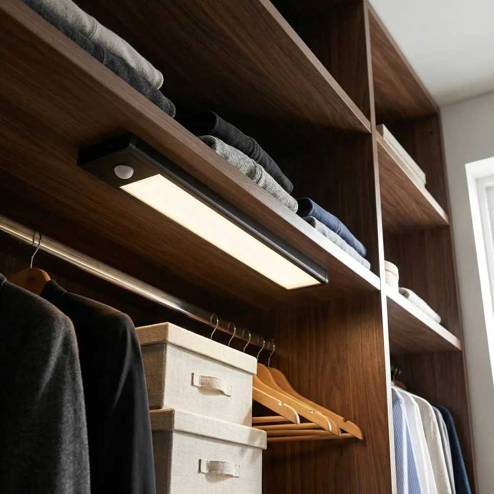 Barra LED per Armadio con Sensore di Movimento Ricaricabile