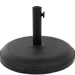Base Ombrellone Tonda in cemento Nero 25kg diametro 50 cm