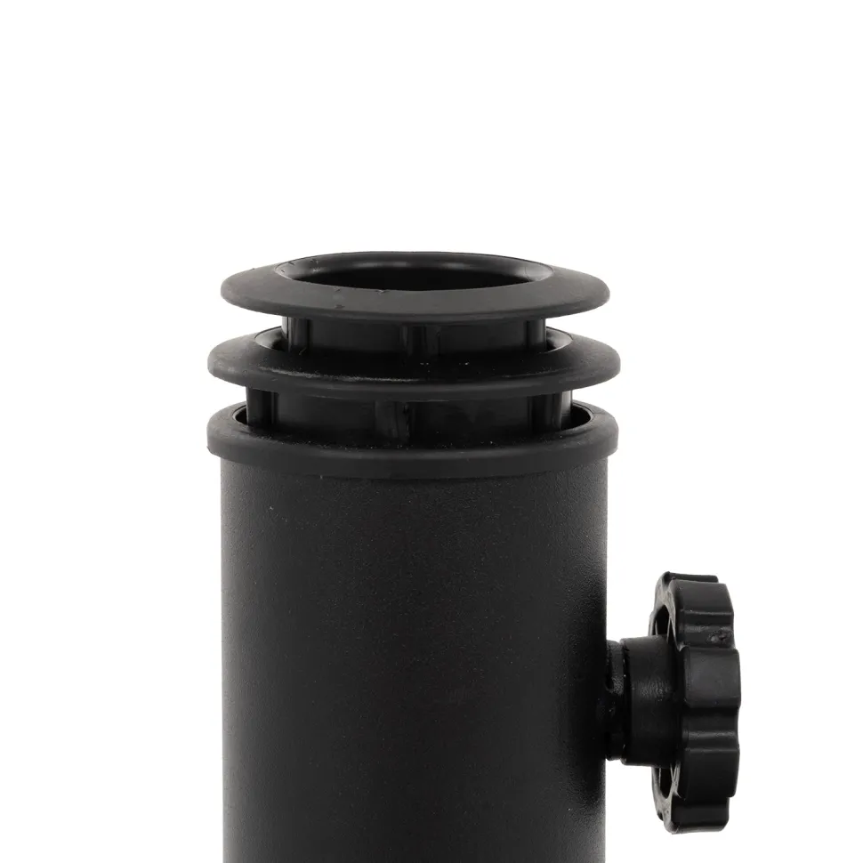 Base Ombrellone Tonda in cemento Nero 25kg diametro 50 cm