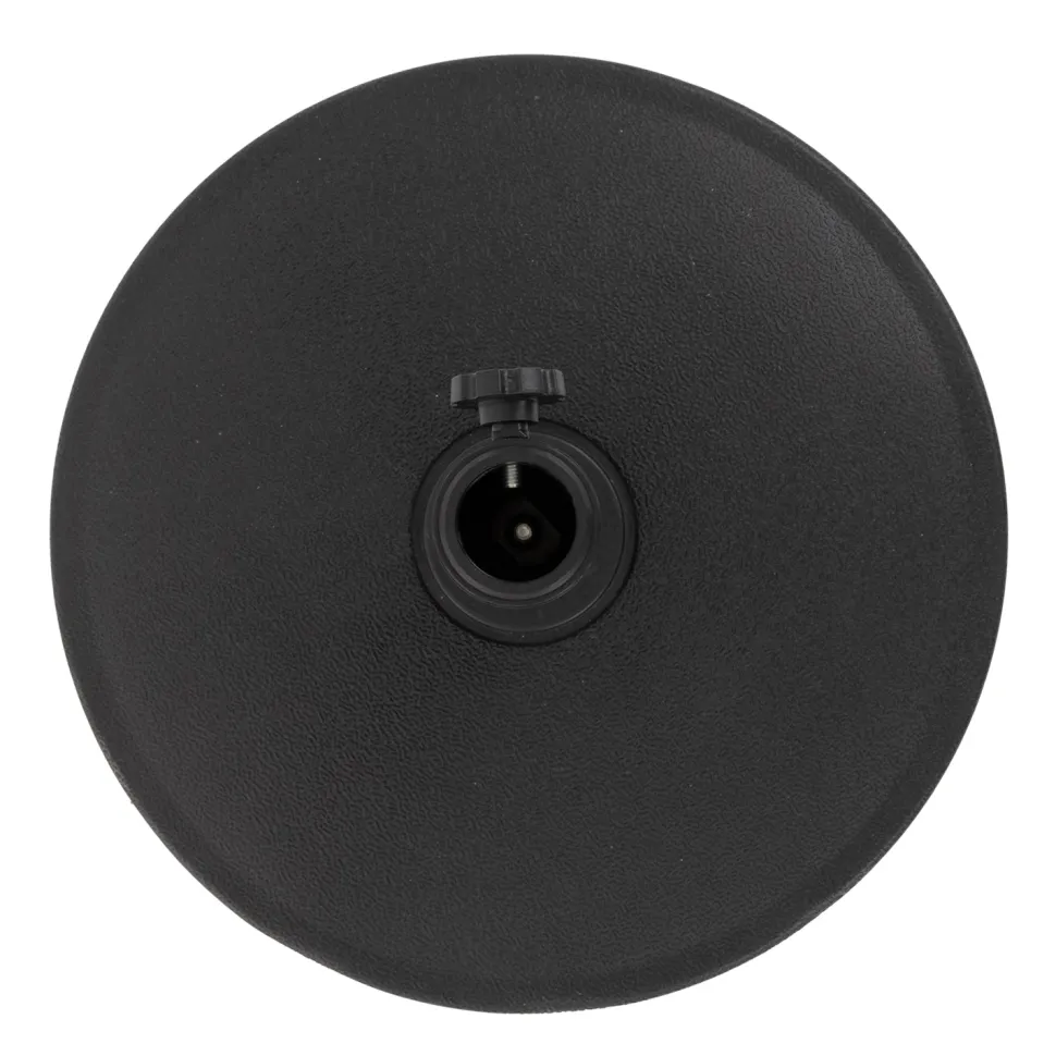 Base Ombrellone Tonda in cemento Nero 12kg diametro 42 cm
