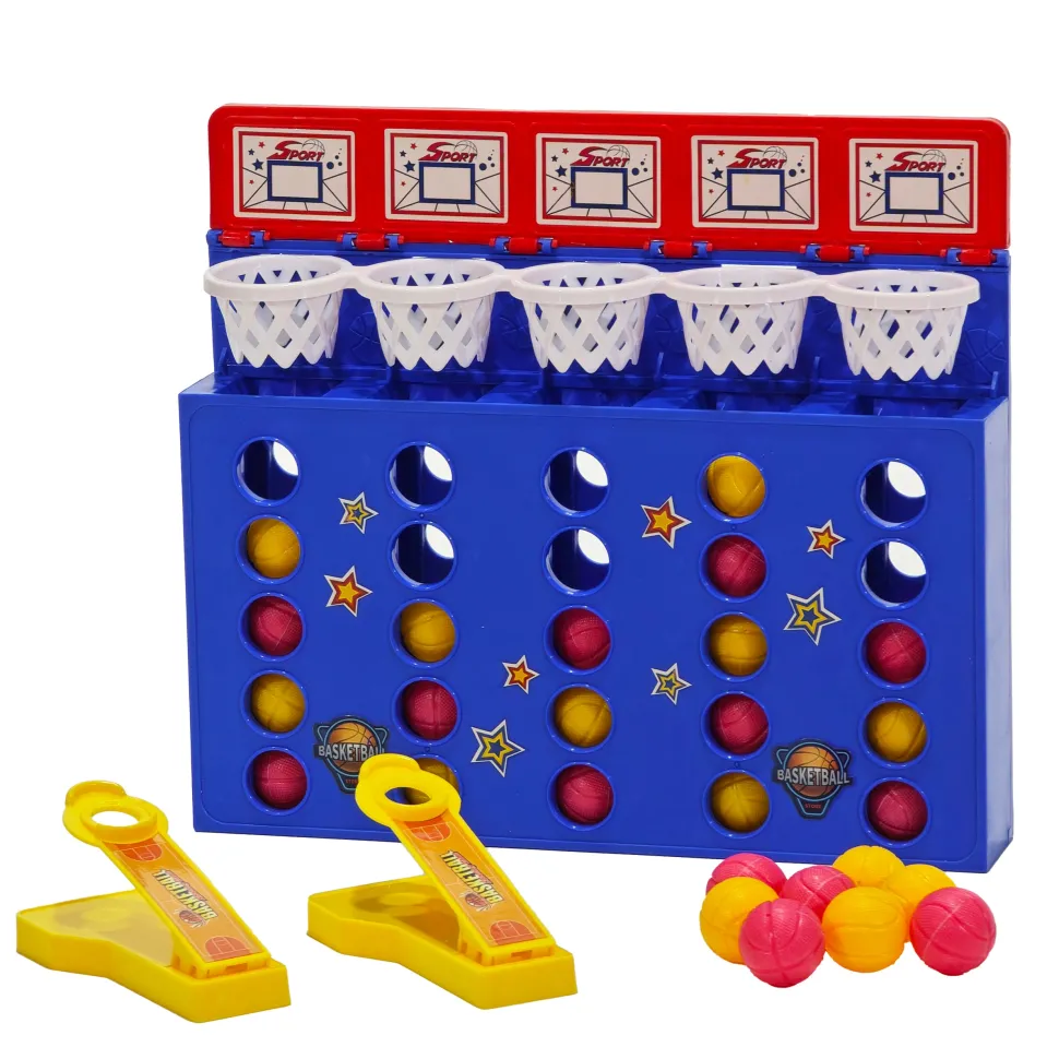 Basketball Shooting Game Gioco da Tavolo con Canestri per Bambini