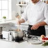 Batteria di Pentole 12 Pezzi in Acciaio Inox Linea Grey Diamond
