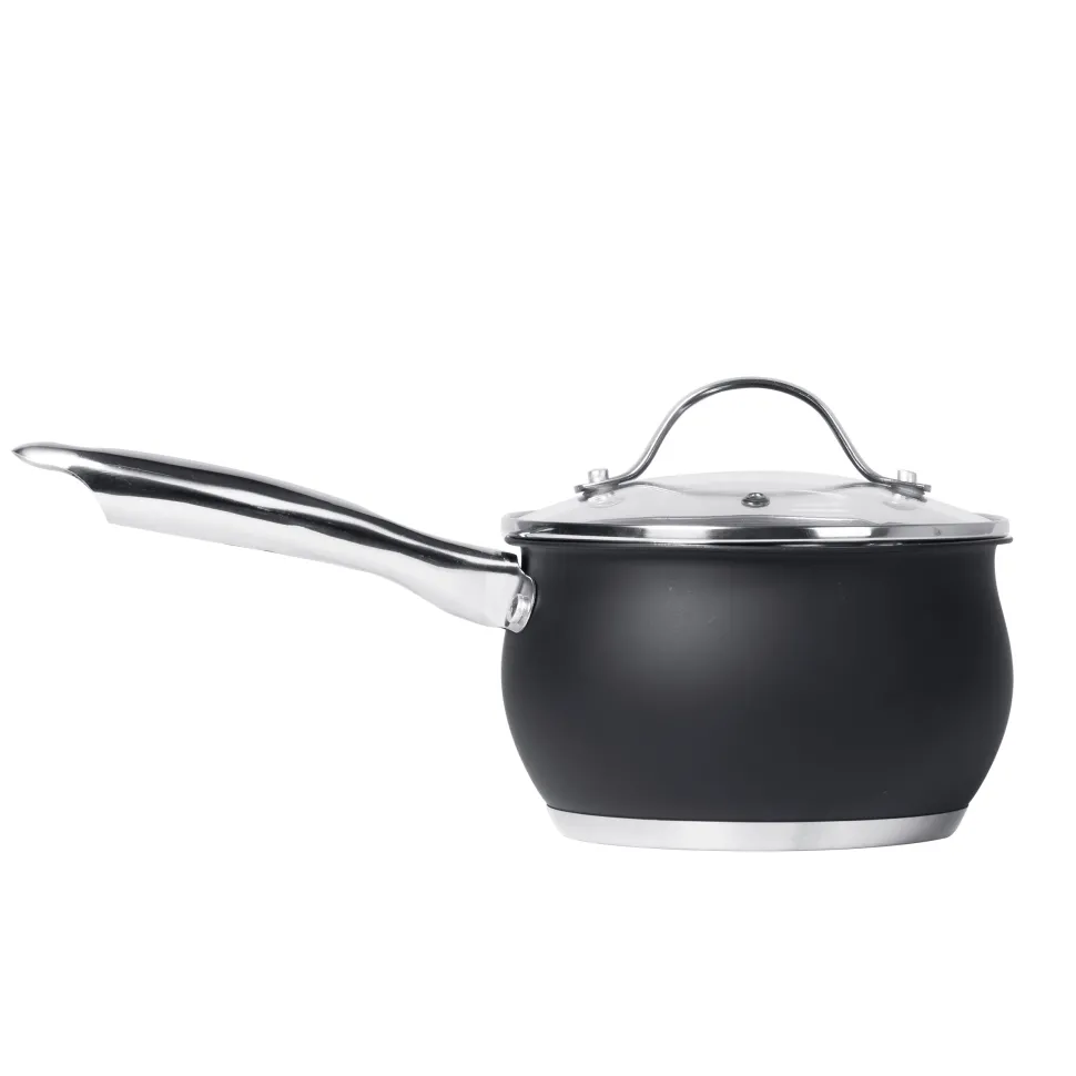 Batteria di Pentole 8 pezzi in acciaio inox Linea BlackCook