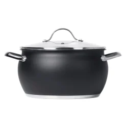 Batteria di Pentole 8 pezzi in acciaio inox Linea BlackCook
