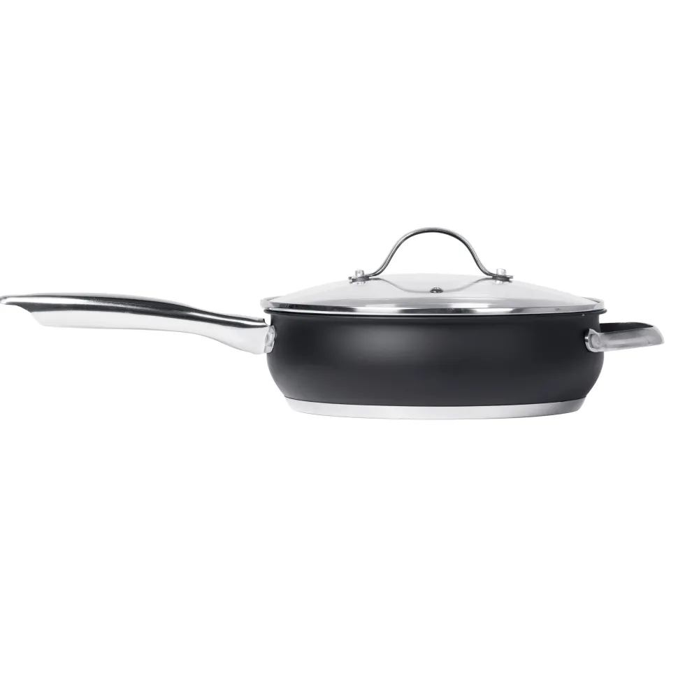 Batteria di Pentole 8 pezzi in acciaio inox Linea BlackCook