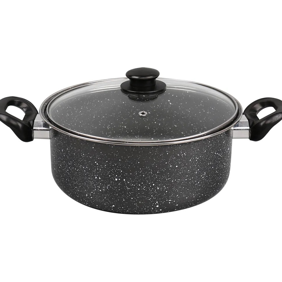 Batteria pentole e padelle 9 pezzi Linea Grey Cook