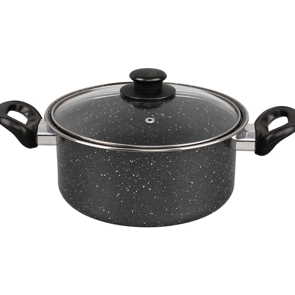 Batteria pentole e padelle 9 pezzi Linea Grey Cook