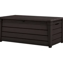 Baule da giardino marrone BrightWood 454L