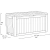 Baule da giardino marrone Comfy