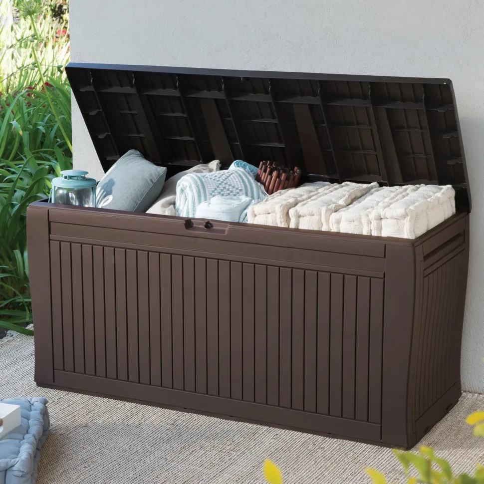 Baule da giardino marrone Comfy