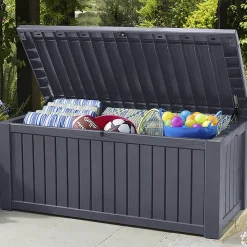 Baule da giardino marrone RockWood 570L